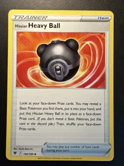 Hisuian Heavy Ball 146/189 Swsh10: Astral Radiance Regular Pokemon Tcg - Image 1