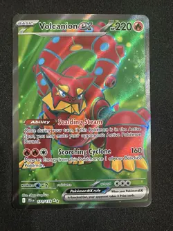 Volcanion EX 171/159 - Full Art Ultra Rare, NM English - Journey Together - Image 1