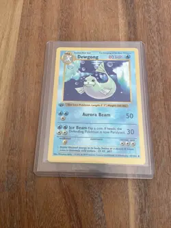 1999 Pokemon Base Set Dewgong 1st Edition 25/102 - Image 1