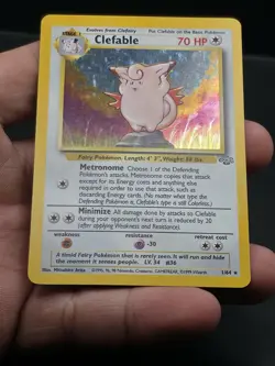 Pokemon TCG Clefable Jungle 1/64 Holo Unlimited Holo Rare - Image 4