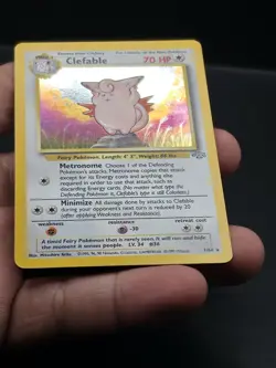 Pokemon TCG Clefable Jungle 1/64 Holo Unlimited Holo Rare - Image 5