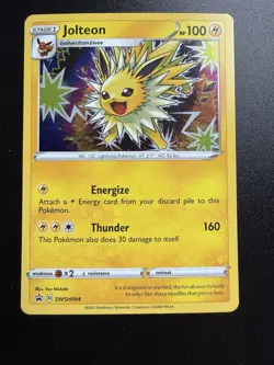 Pokemon Jolteon SWSH094 Holo Black Star Promo. NM - Image 1