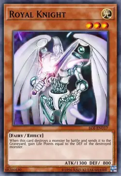Yu-Gi-Oh! Enemy of Justice Royal Knight 1st Edition EOJ-EN017 - Image 1