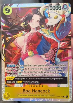 Boa Hancock SR OP14-112 The Azure Sea's Seven English One Piece TCG Super Rare - Image 1