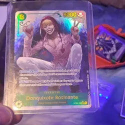 Bandai One Piece CCG Donquixote Rosinante OP04-119 Character Holo 8000 Power - Image 1