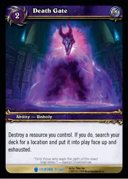 Light Play WoW TCG Death Gate Icecrown World of Warcraft - Image 1