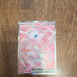 Pokemon Mew EX Full Art Ultra Rare Sv: Scarlet & Violet 151 193/165 Holo - Image 1