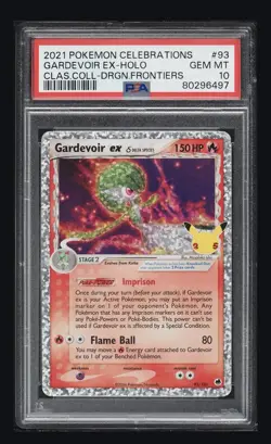 Pokemon Gardevoir ex 93/101 Celebrations Classic Collection Holo Card PSA 10 - Image 1