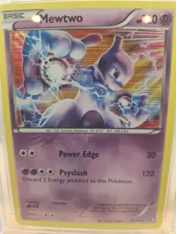 Pokemons Mewtwo 53/113 Legendary Treasures CGC10/9 Reverse Holo/regular Holo - Image 5