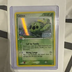 Cacnea 47/100 EX Crystal Guardians Reverse Holo 2006 Vintage Pokemon TCG Card - Image 1