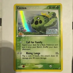 Cacnea 47/100 EX Crystal Guardians Reverse Holo 2006 Vintage Pokemon TCG Card - Image 3