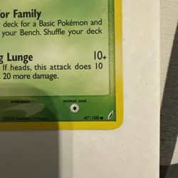 Cacnea 47/100 EX Crystal Guardians Reverse Holo 2006 Vintage Pokemon TCG Card - Image 5