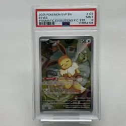 PSA 9 Eevee Prismatic Evolutions Pokemon Center Stamped ETB Promo #173 - Image 1
