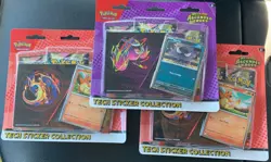 Lot of 3 Ascended Heroes Tech Sticker Collection Charmander Ghastly Pokemon TCG - Image 1