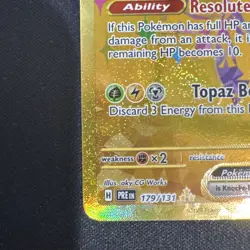 2025 Pokemon Prismatic Evolutions Pikachu Ex #179 Hyper Rare - Image 5