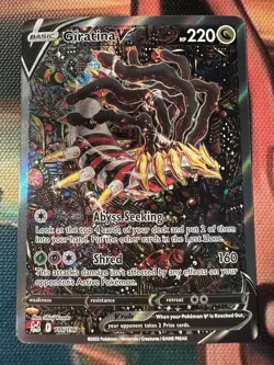 Pokemon Giratina V Alternate Full Art *NM* - Lost Origin 186/196 - Image 1