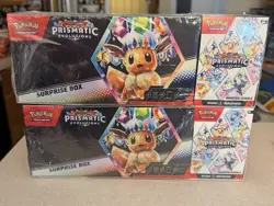 Pokemon Prismatic Evolutions Surprise Box/Booster Sam's Club Bundle (Lot of 2) - Image 1