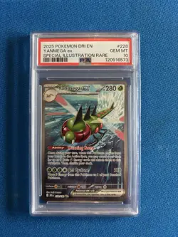 Yanmega EX 228/182 Destined Rivals Full Art Ultra Rare Holo Pokemon TCG PSA 10 - Image 1