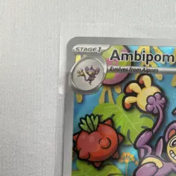 Pokemon Ambipom 107/094 Phantasmal Flames Illustration Rare Holo Negishi 2025 - Image 3