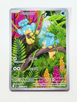 Panpour 101/086 Full Art Holo Pokemon SV: Black Bolt English Near Mint - Image 3