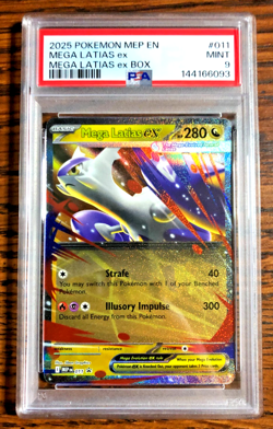 Mega Latias EX Black Star Promo #011 - PSA MINT 9 - Mega Latias EX Box - Pokemon - Image 1