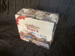 Pokemon Sun & Moon Crimson Invasion Booster Box Sealed English 2017 RARE - Image 1