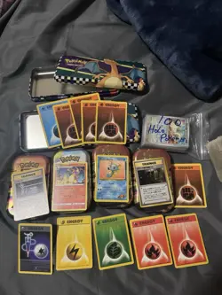 Pokemon Collectors Bulk Lot 100 Holo Only + Charizard+ Vintage Lot+ Mystery Gift - Image 1