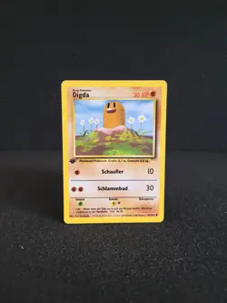 Pokemon Karte Digda - 1. Edition - 47/102 Basis Set - Image 1