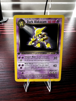 Pokemon Dark Alakazam Team Rocket #18 1st Edition NM/LP - Image 1