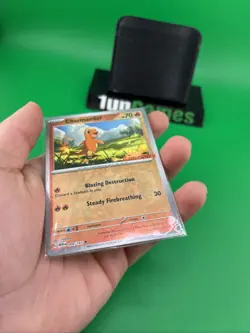 Charmander 004/165 GameStop STAMPED Promo Pokemon 151 Reverse Holo (NM) - Image 4