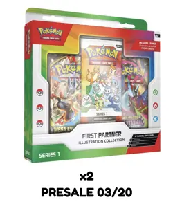 Pokemon TCG: First Partner Illustration Collection: Series 1 x2 Pre-sale 3/20 - Image 1