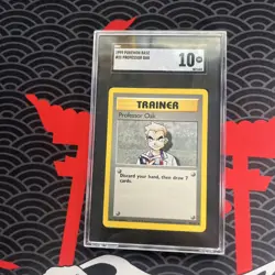 1999 Pokemon Base Set Professor Oak 88 SGC 10 - Image 1
