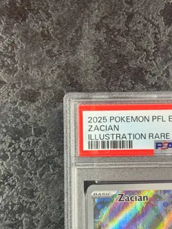 2025 POKEMON PFL EN ZACIAN ILLUSTRATION RARE #100 💎 PSA 9 - Image 3