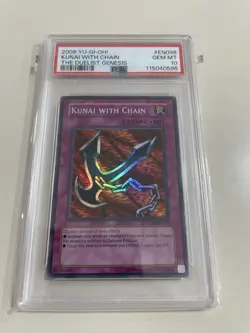 Yu-Gi-Oh TDGS-EN098 Kunai with Chain PSA 10 - Image 1
