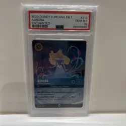 PSA 10 GEM MINT - Disney Lorcana EN 1 Aurora Dreaming Guardian Enchanted 213/204 - Image 1