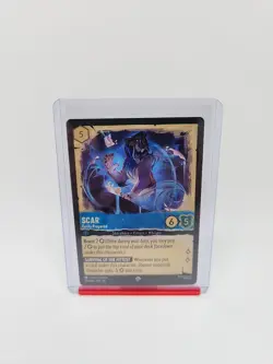 Disney Lorcana Whispers in the Well - Scar Eerily Prepared 153/204 - Cold Foil - Image 1