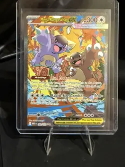 Pokemon Mega Kangaskhan EX 182/132 Full Art Holo Rare MEG Basic HP 300 Card - Image 2