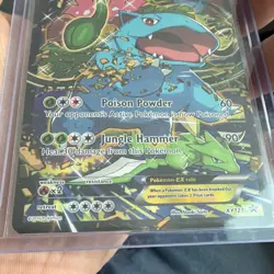 Venusaur EX Full Art Promo Holo Pokemon Card XY123 HP180 Jungle Hammer - Image 4