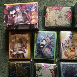 Pokemon ETB Lot Of 22 Various ETB Card Sleeves - All Sealed Card Sleeve Packs - Image 2