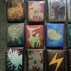 Pokemon ETB Lot Of 22 Various ETB Card Sleeves - All Sealed Card Sleeve Packs - Image 4