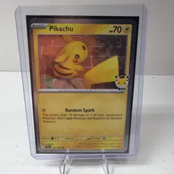 Pikachu Stamped 2026 Pokemon Day 30th Anniversary Pokemon TCG Promo Card 051/162 - Image 1