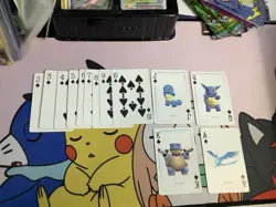 Pokemon Blastoise Poker Playing Card trump Blue Pokemon Nintendo Japanese A1 - Image 2