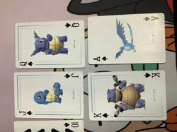 Pokemon Blastoise Poker Playing Card trump Blue Pokemon Nintendo Japanese A1 - Image 3
