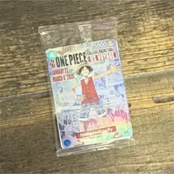 Bandai One Piece CCG Monkey D. Luffy US Voyage Promo Card 5000 Power - Image 1