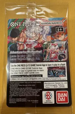 Bandai Namco One Piece CCG Monkey.D.Luffy US Voyage Promo Holo Card - Image 2
