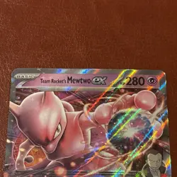 Team Rockets Mewtwo Ex 216 Promo Pokemon Card Destined Rivals - Image 2