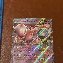 Team Rockets Mewtwo Ex 216 Promo Pokemon Card Destined Rivals - Image 3