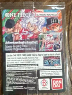 Bandai Namco Monkey.D.Luffy Leader US Voyage Promo Full Art Holo Card One Piece - Image 2