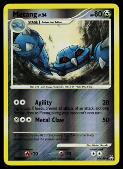 Pokemon Card - Metang Legends Awakened 64/146 Reverse Holo - Image 1