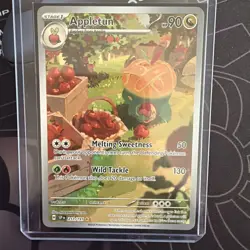 Pokemon TCG Appletun 211/191 Surging Sparks Full Art Holo Card Illustration Rare - Image 1